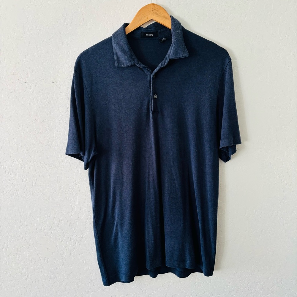 Theory‎ Navy Blue Men's Polo Shirt